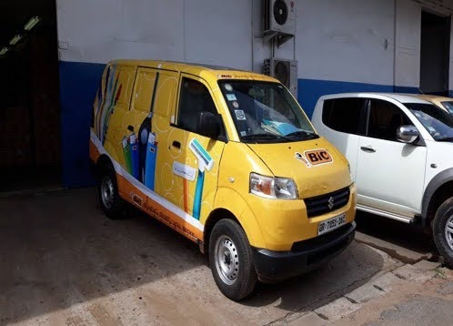 BIC Pen Car Branding