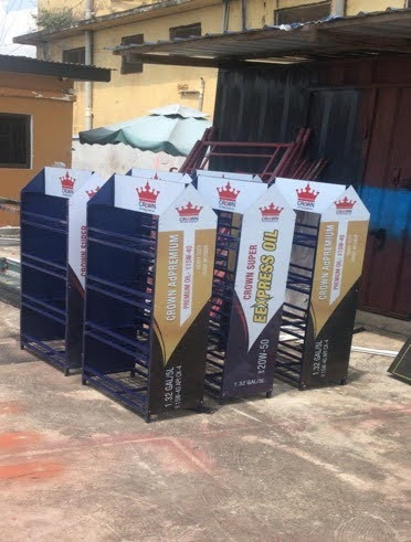Xpress Oil Display Stand
