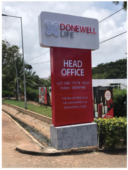Donewell Life Corporate Pylon