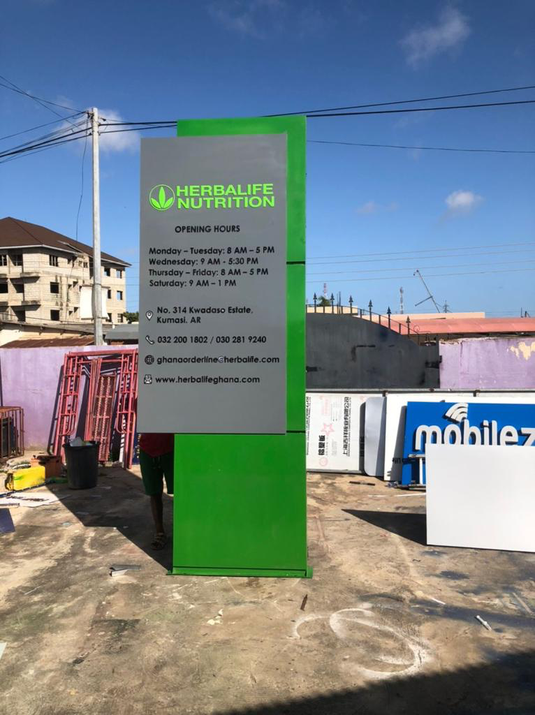 Herbalife Brand Pylon